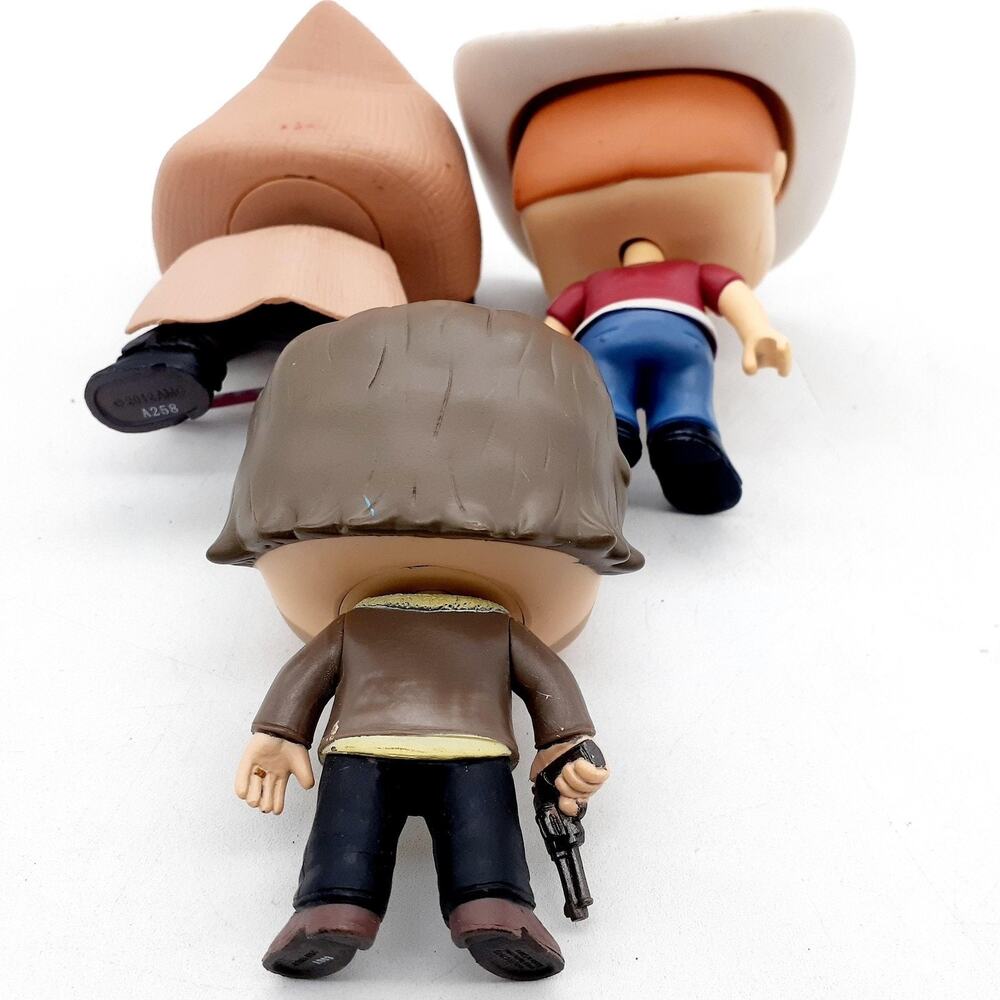 Funko Pop Vinyl Figures Lot 3 Walking Dead Rick Carl Michonne Mixed Loose - Picture 4 of 5